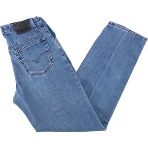 Vintage 90s Levis Silver Tab Mens 34x34 Jeans Blue Straight Relaxed USA Made VTG